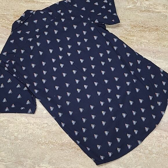 BROKEN THREADS MENS CYCLE BUTTON DOWN SLEVELESS SHIRT SIZE L .. NEW CONDITION! - Picture 5 of 5